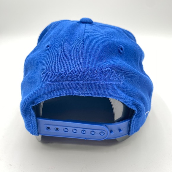 New York Knicks Hat Mitchell & Ness Blue Snapback Cap Hat Adjustable Fit Cleaned - Picture 7 of 12